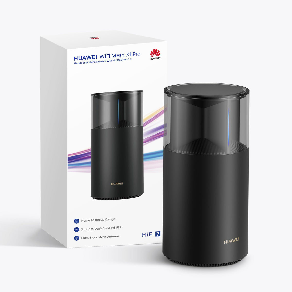 HUAWEI WiFi Mesh X1 Pro Router, 3.6 Gbit/s, Dualband WLAN 7, 1 Pack - PANGU1-BE32A-20
