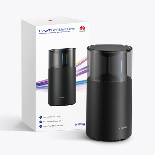 HUAWEI WiFi Mesh X1 Pro Router, 3.6 Gbit/s, Dualband WLAN 7, 1 Pack - PANGU1-BE32A-20