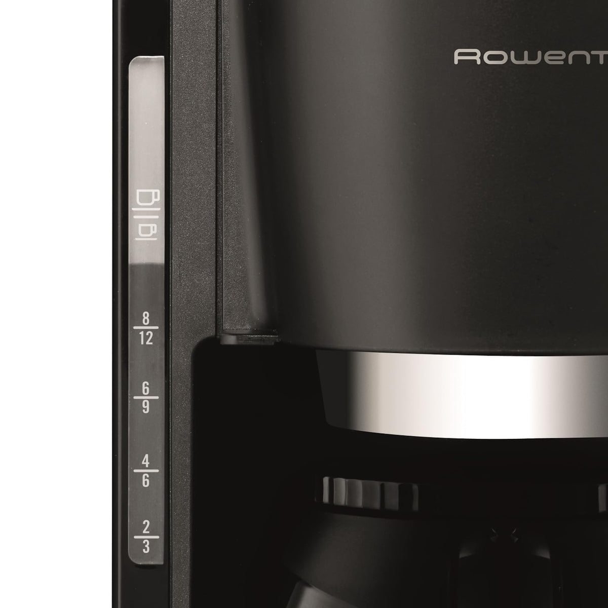Rowenta Adagio Milano Filter Coffee Machine with Thermal Carafe, capacity 1 liter, 8-12 cups, automatic shut-off, removable filter holder, water level indicator, black, CT3808