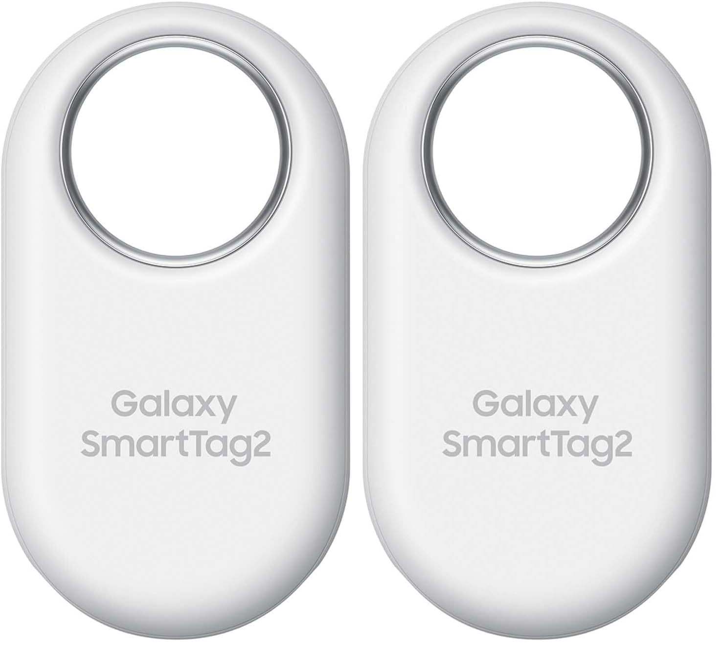 Samsung Galaxy SmartTag2 Bluetooth Tracker, Compass View, Nearby Search, Up to 500 Days Lifetime, Water Resistant, White (Pack of 2) - EI-T5600BWEGEU