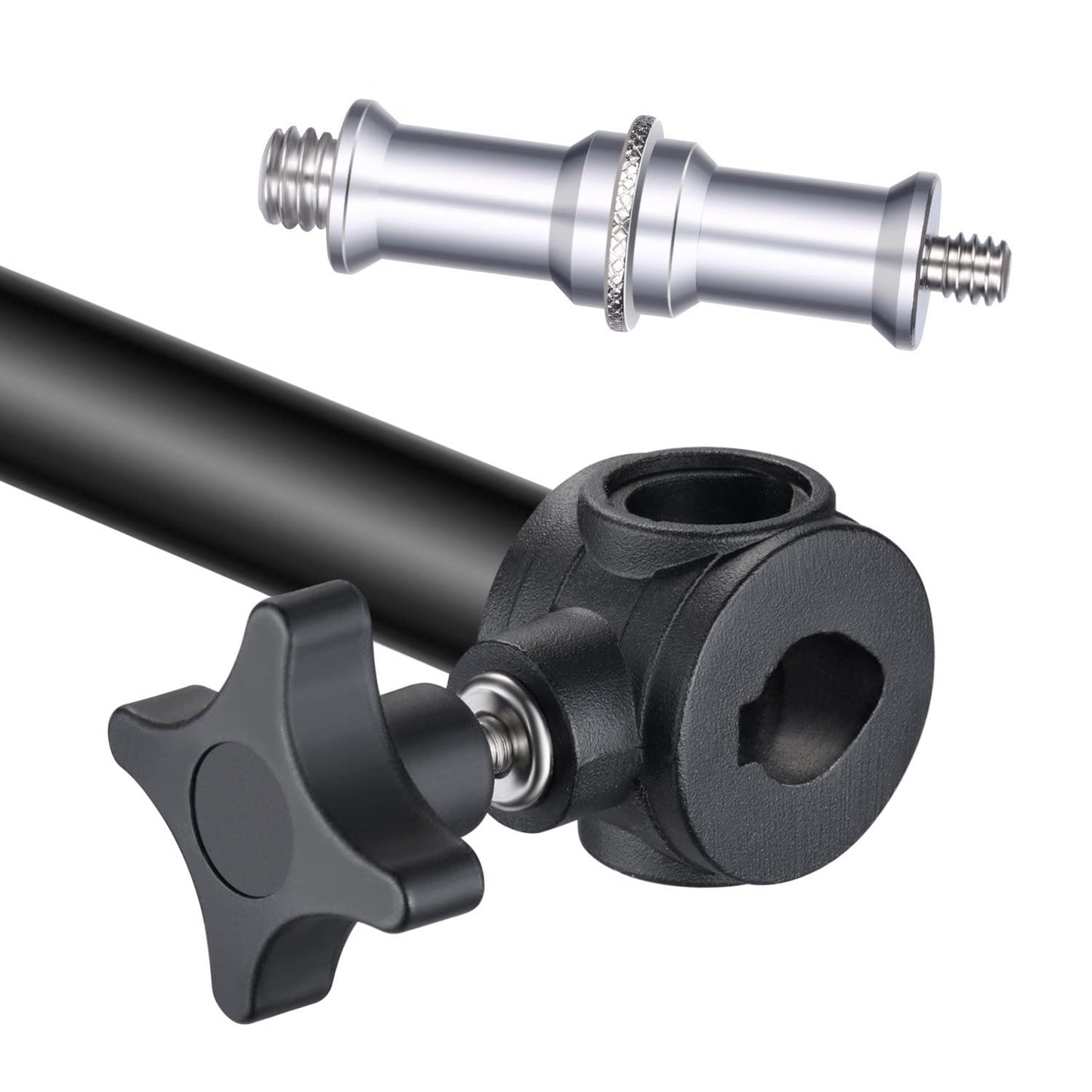 Neewer Boom Arm Wall Mount 38-60cm Adjustable Length with 1/4" to 3/8" Universal Adapter for Photo Studio Video Monolight Photography - 10089715