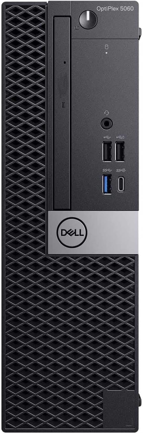 Dell Optiplex 5060 SFF Desktop PC, Intel Core i3-8100, 8GB RAM, 256GB SSD, WLAN, Bluetooth, US QWERTY keyboard, Windows 11 Pro (Refurbished)