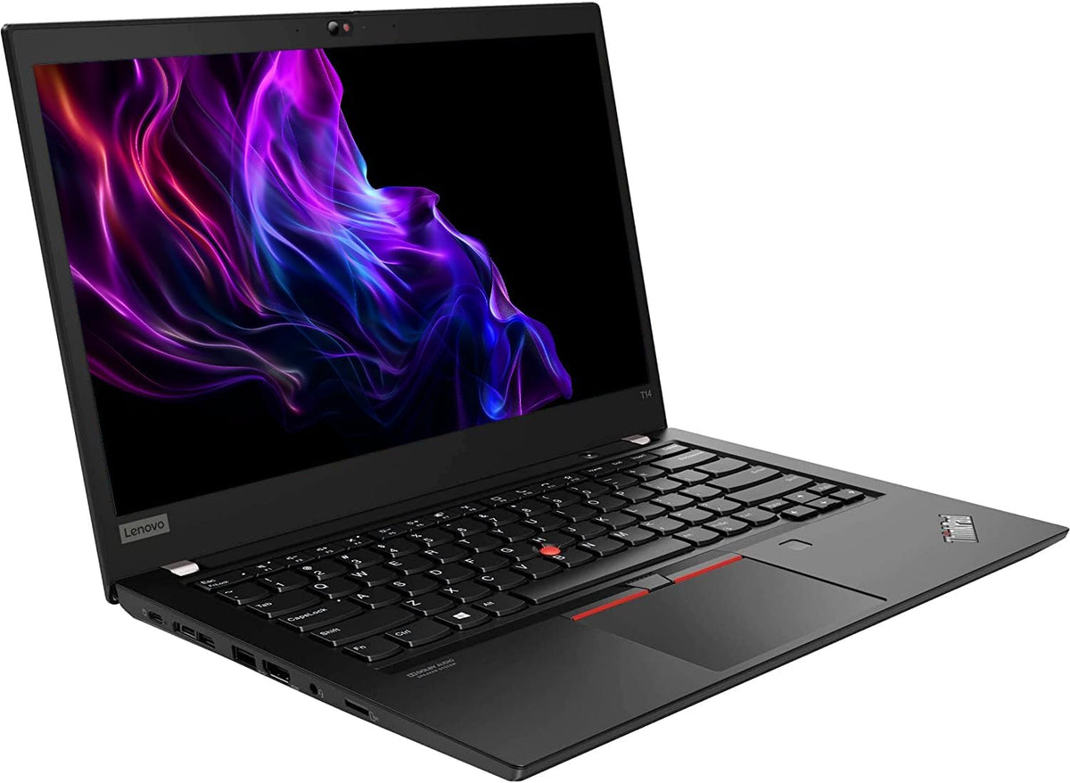 Lenovo Thinkpad T14 Gen 1 Laptop de afaceri, 14 inch FHD (1920x1080), Intel Core i7-10510U, 16 GB RAM, 256 GB SSD, tastatură US QWERTY, Windows 11 Pro (recondiționat)
