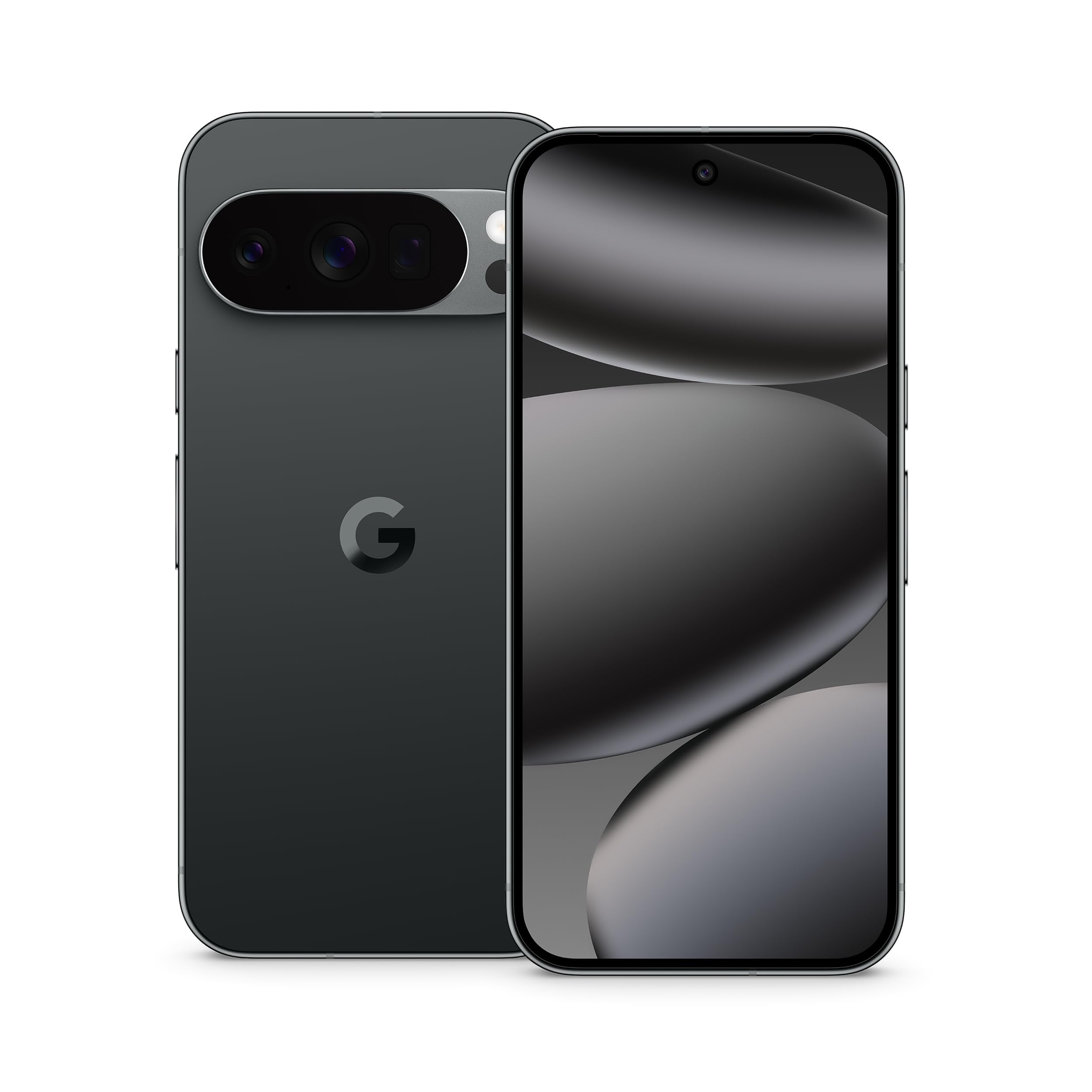Google Pixel 10 Pro - Android smartphone without SIM lock, with Gemini, triple rear camera system, more than 24 hours of battery life and 6.3-inch Super Actua display - Obsidian, 128GB - GA09601-AN