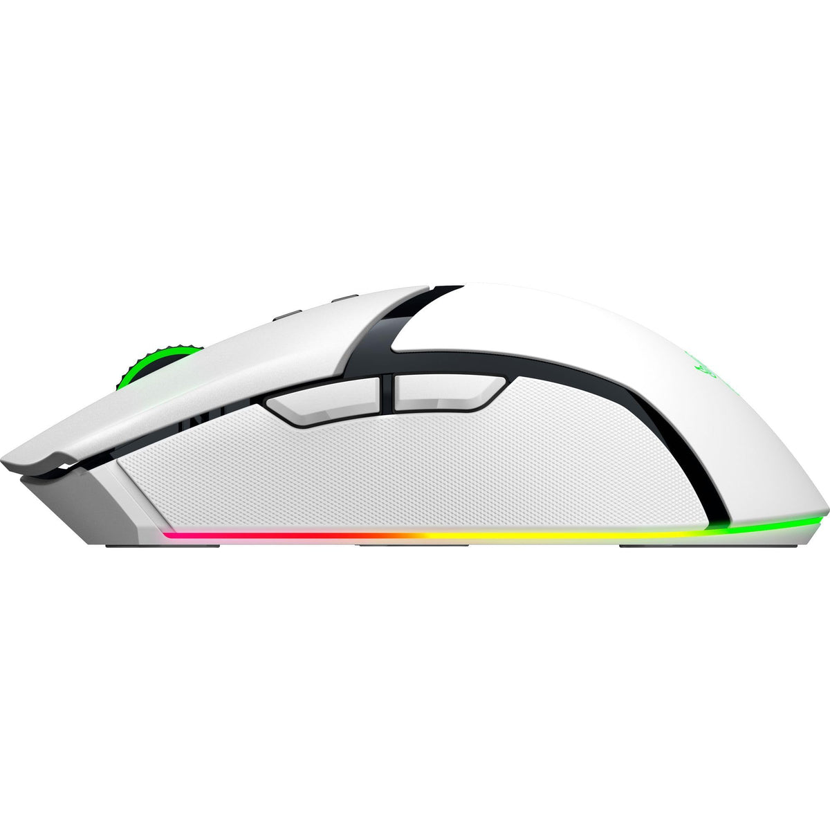 Razer Cobra Pro - mouse de gaming wireless cu RGB - senzor optic Focus Pro cu 30K DPI (10 butoane personalizabile, polling wireless HyperSpeed de 8K Hz, Bluetooth, iluminare Chroma cu 11 zone) Alb - RZ01-04660200-R3G1