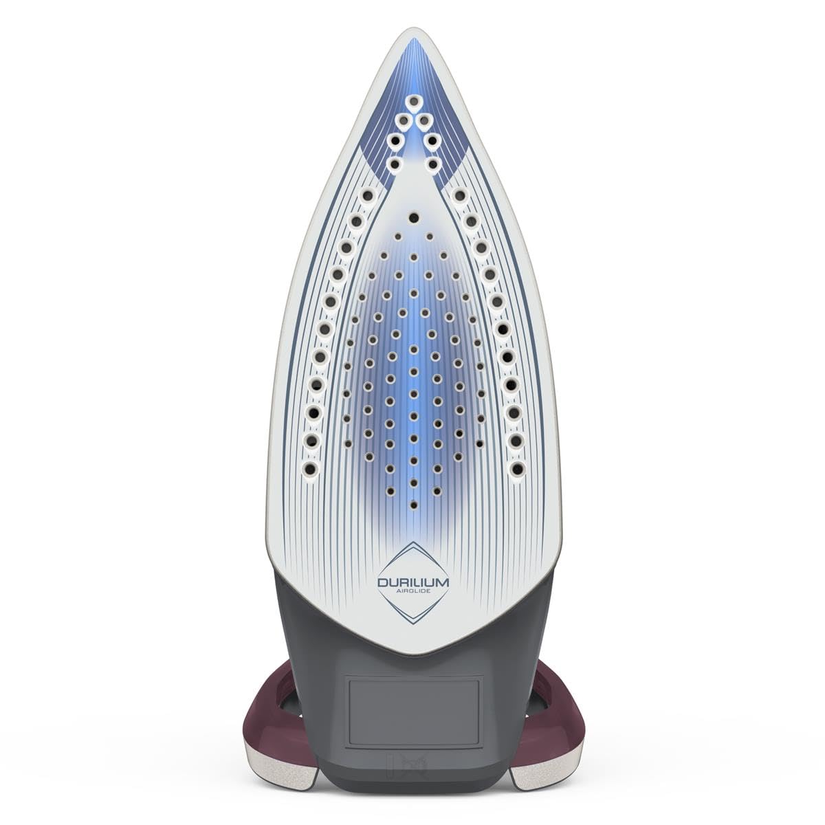Tefal Fier de călcat cu abur Smart Protect Plus, 2800W, eliberare continuă de abur de până la 40 g/min., oprire automată, abur vertical, talpă de călcat Durilium Airglide, vin roșu/gri, FV6870