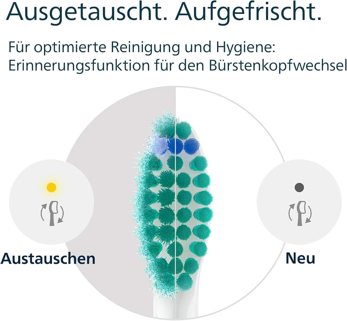 Philips Sonicare C1 ProResults Brush Heads for Electric Sonic Toothbrushes, 10 Pieces (Model HX6010/32)