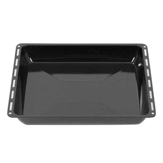 ICQN Deep baking tray 45.5 × 37.5 × 6 cm, compatible with Bosch, Siemens, Constructa & Neff, enamelled drip pan for oven & stove - YAK00-1000-000-018
