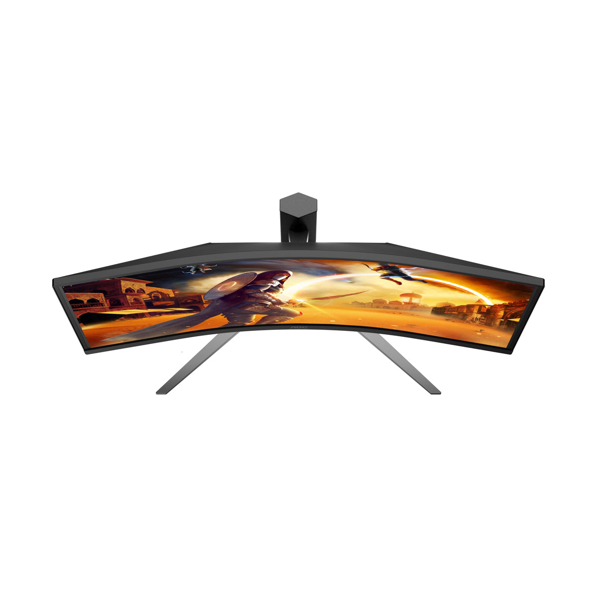 AOC CU34G4CAP Monitor Curved de 34 Zoll, UW-QHD, cu Hub USB, 180Hz, Panou VA Rapid, 1ms GtG, HDR400, ajustare pe înălțime, (3440x1440 HDMI 2X 2.0 DP 1x 1.4) Negru