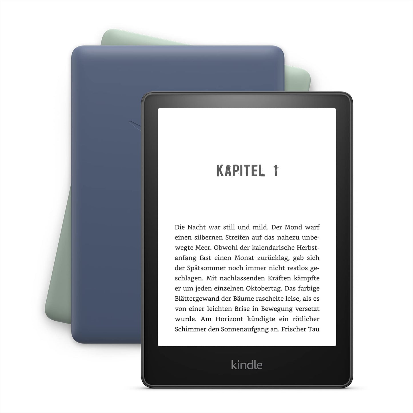 Certified and Refurbished Kindle Paperwhite (16GB) - Now with 6.8-inch (17.3 cm) display and adjustable color temperature - with advertising - denim blue - M2L3EK