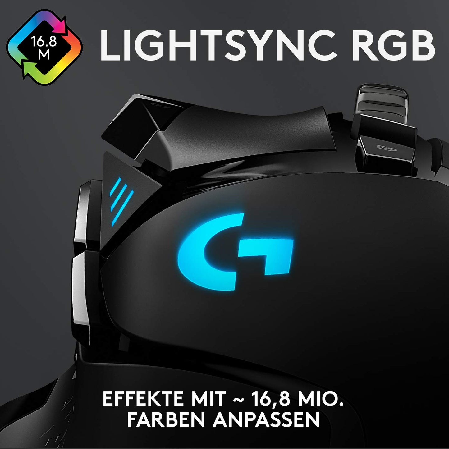 Logitech G502 HERO high-performance gaming mouse + Red Bull Energy Drink