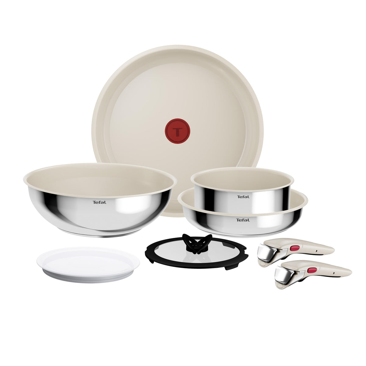 Tefal Ingenio Comfort Max 8-piece Ceramic Cookware Set - L885S844