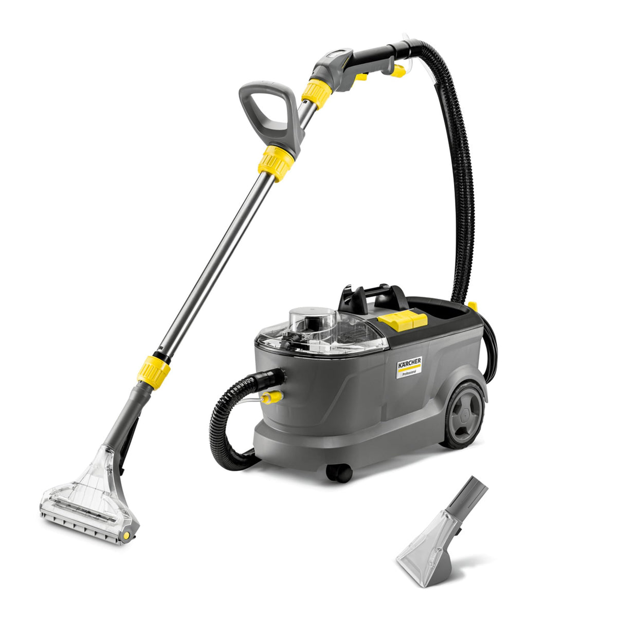 Kärcher Puzzi 10/1 Edition Carpet Cleaner, for Upholstery and Textiles, 10 L, 20-25 m²/h, 10.5 kg, Gray - ‎1.100-131.0