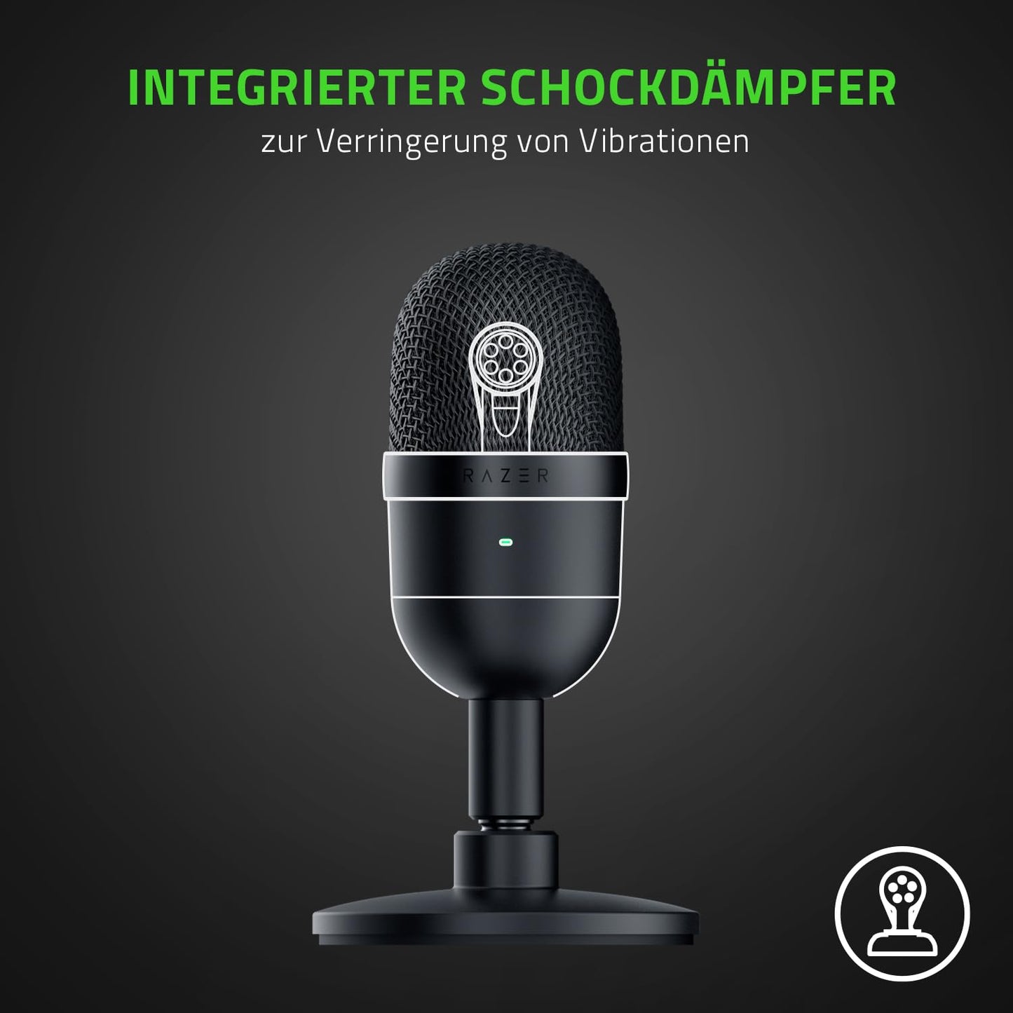 Razer Seiren Mini - USB condenser microphone for streaming - RZ19-03450100-R3M1