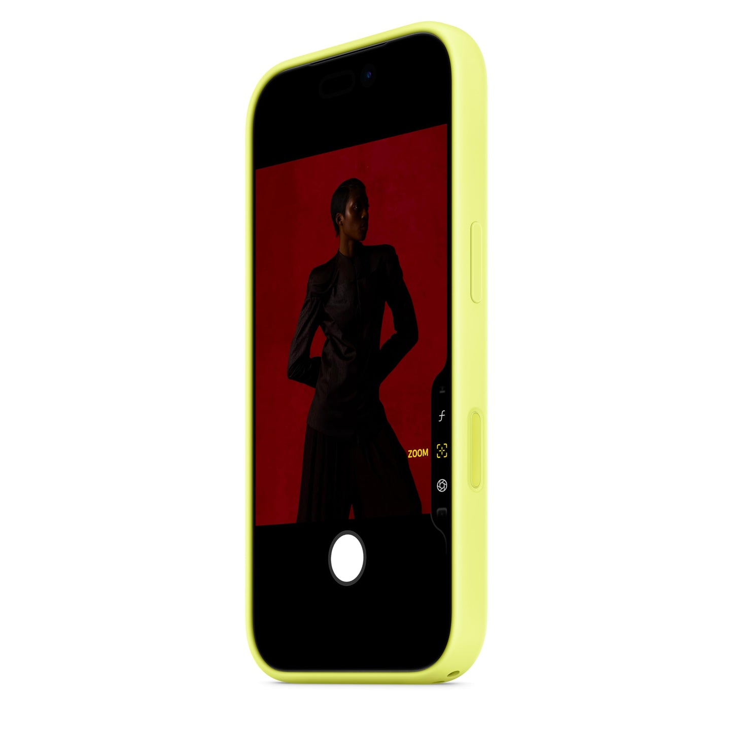 Apple iPhone 17 Pro Silicone Case with MagSafe - Neon Yellow  - MGFF4ZM/A