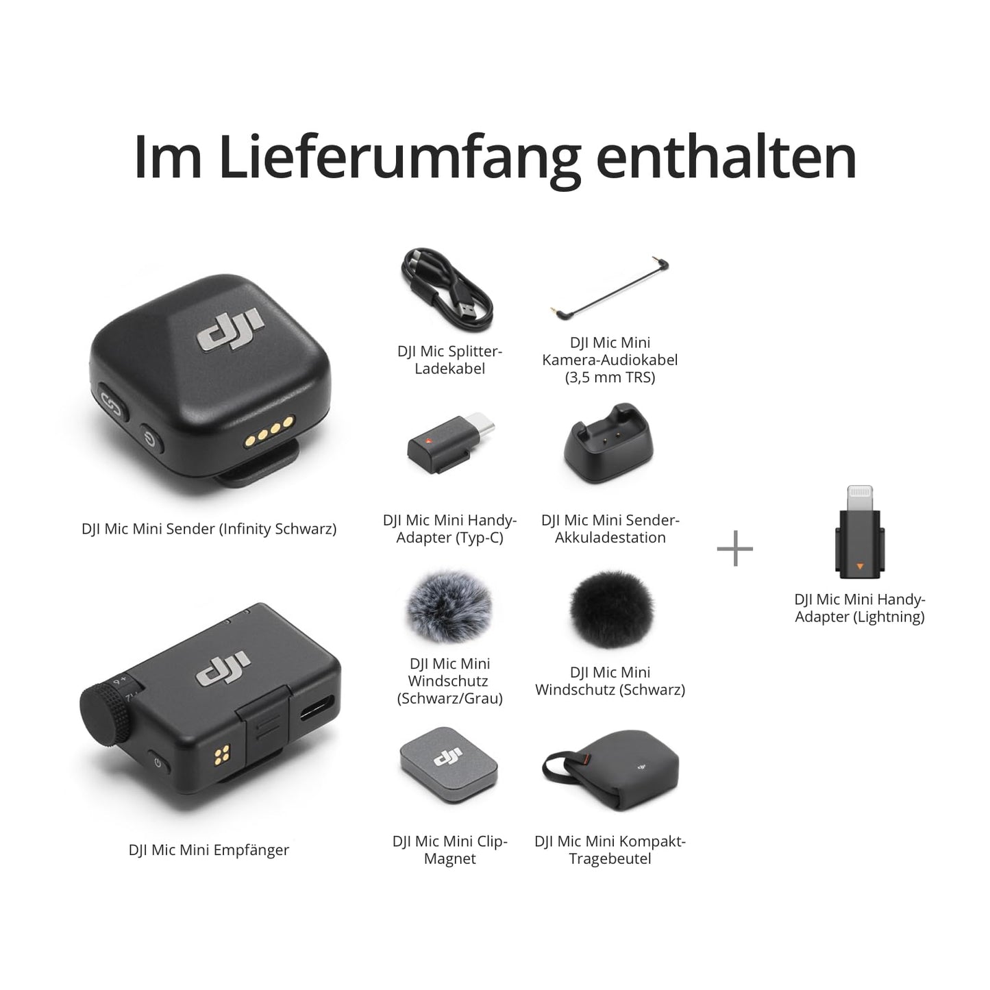 DJI Mic Mini (2 TX + 1 RX + Charging Case)