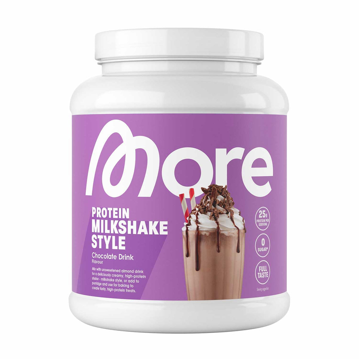 MORE Protein Milkshake, Trinkschokolade, 600 g - XMO10508