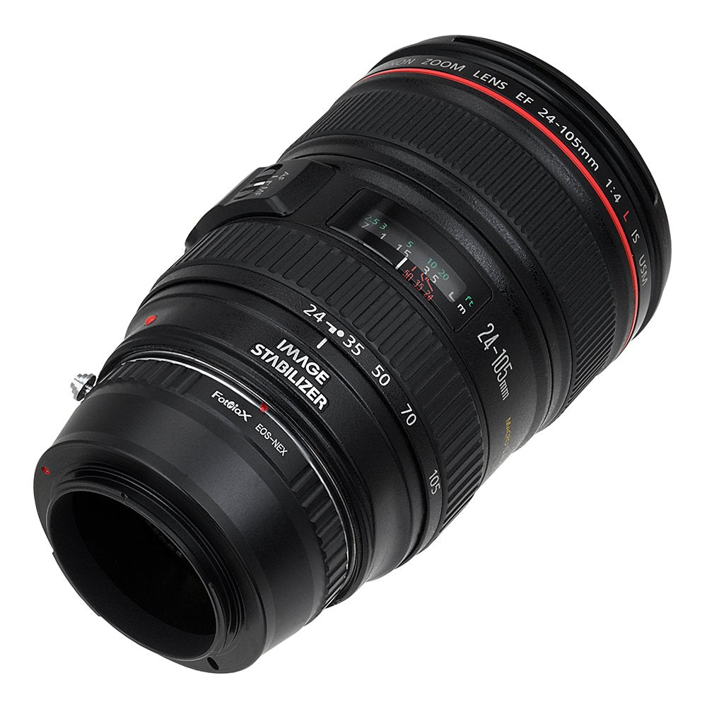 Fotodiox Lens Mount Adapter Compatible with Canon EOS EF and EF-S Lenses on Sony E-Mount Cameras - EOS-SnyE
