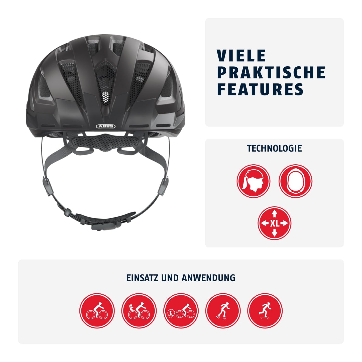 ABUS Urban-I 3.0 helmet black - 86852
