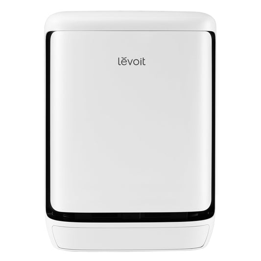 Levoit Vital Pet Pro HEPA air purifier pet hair for households with pets, removes odors allergens, automatic cleaning technology, activated carbon filter, PM2.5 TVOC sensor, up to 53㎡ polar white - LAP-P501S-WEU