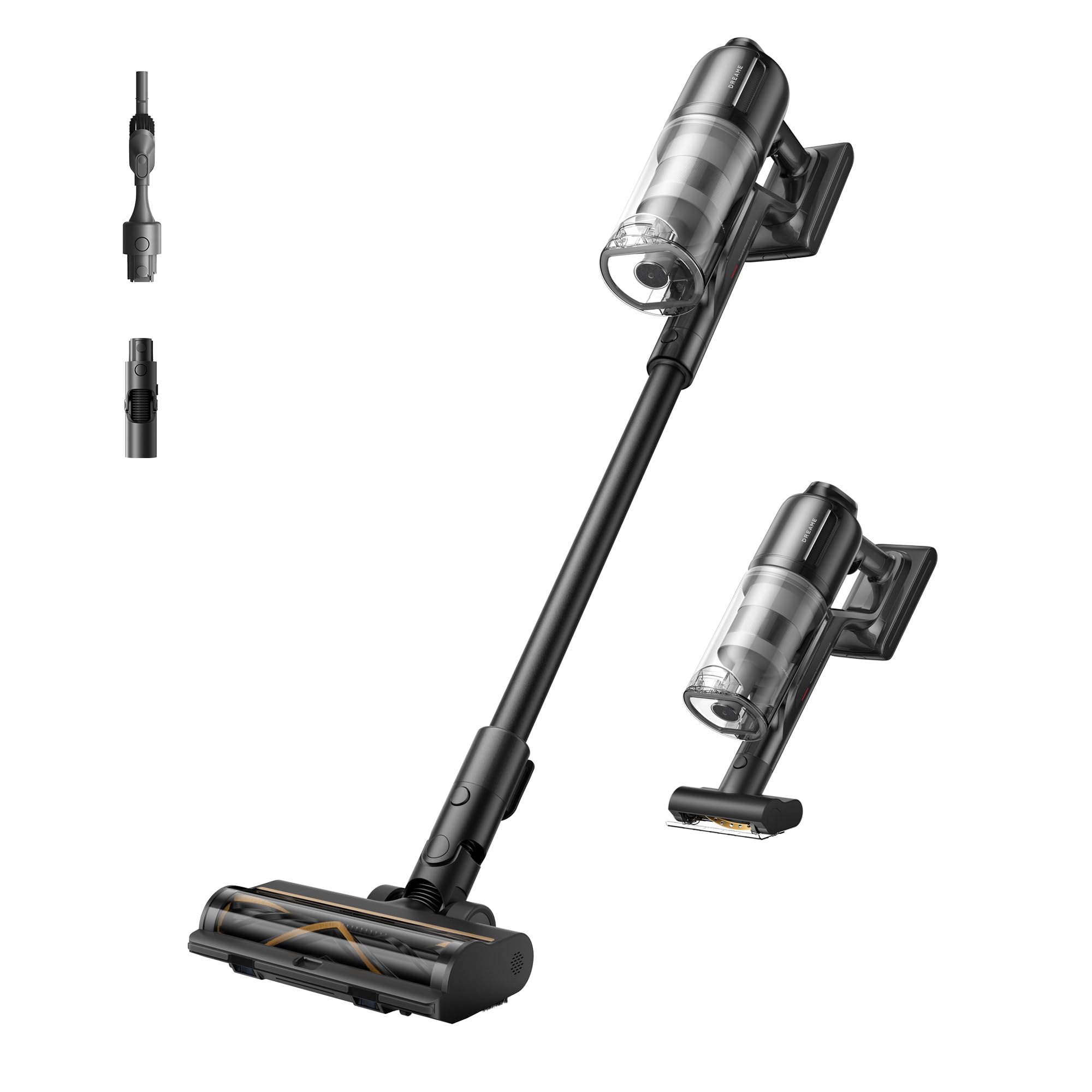 dreame Z10 cordless stick vacuum cleaner, 24,000PA / 210AW, 90min runtime, H14-HEPA, 99.99%, dust visibility tech, tangle-free for all floors, auto detection & suction power adjustment - VZV11A