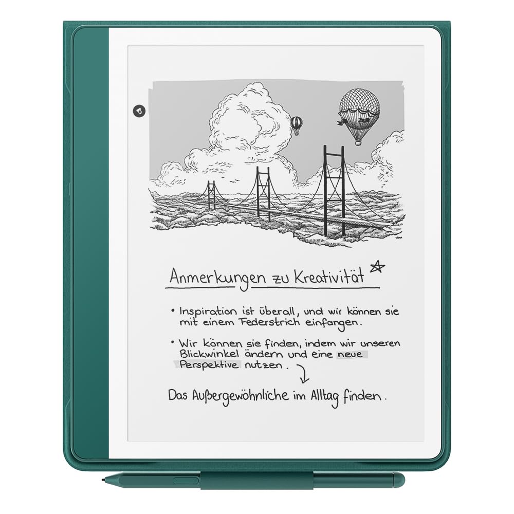 Amazon Kindle Scribe Flip Case with Magnetic Attachment | Slim protective case | Cover made from plant-based material - 53-100135