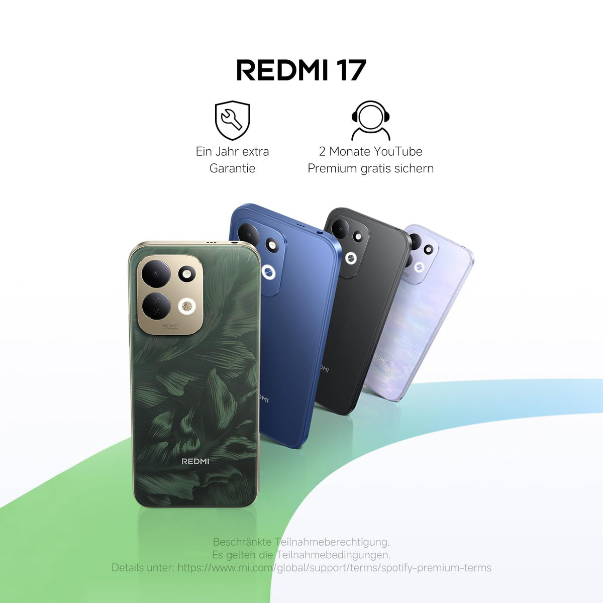 REDMI 17, Smartphone 4+256 GB, Negru, 7500mAh Akku, 45W TurboCharge-Laden