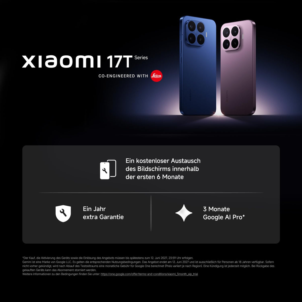 XIAOMI 17T Pro 12+512G Deep Violet Bundle Redmi Pad 2 9.7 4+64GB Gray
