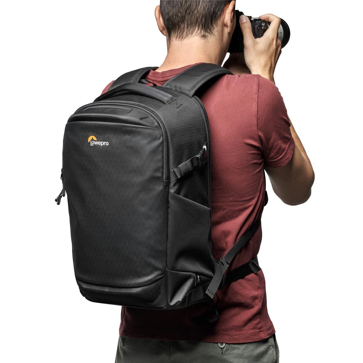 Lowepro Flipside BP 300 AW III camera backpack for mirrorless/DSLR cameras - black - rear and side access - adjustable compartment dividers - for mirrorless cameras such as Sony α7 - LP37350-PWW