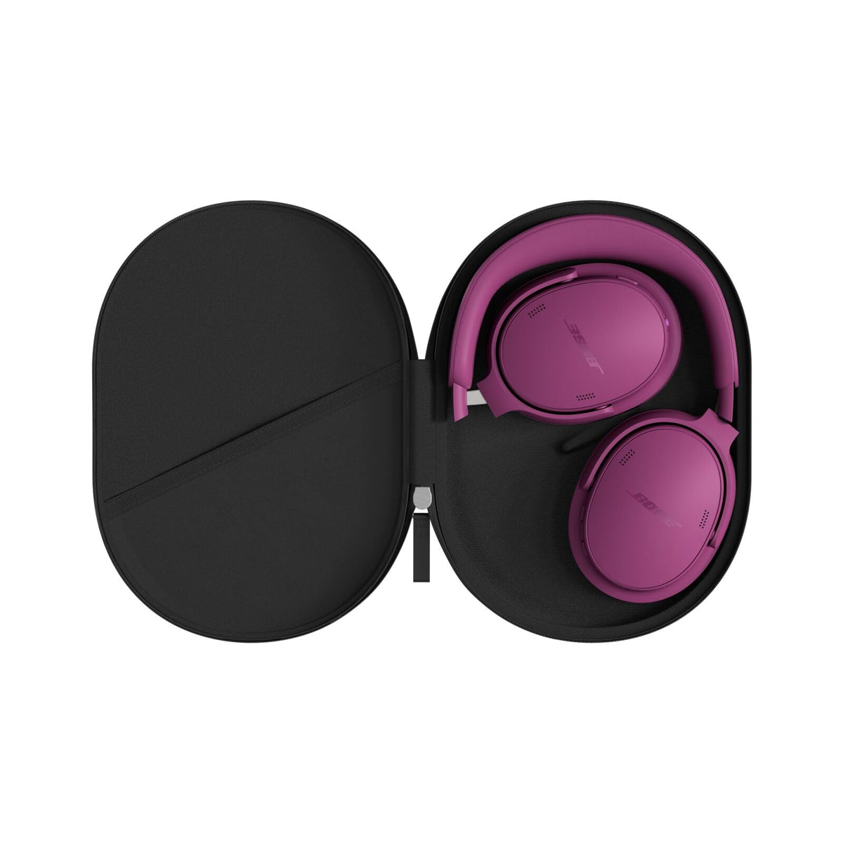 Bose QuietComfort Headphones (2nd Gen.) – Wireless over-ear headphones, active noise cancelling, microphone, 360-degree sound, USB-C charging, lossless audio, up to 24 hours of playback, mulberry pink. - 895491-0500