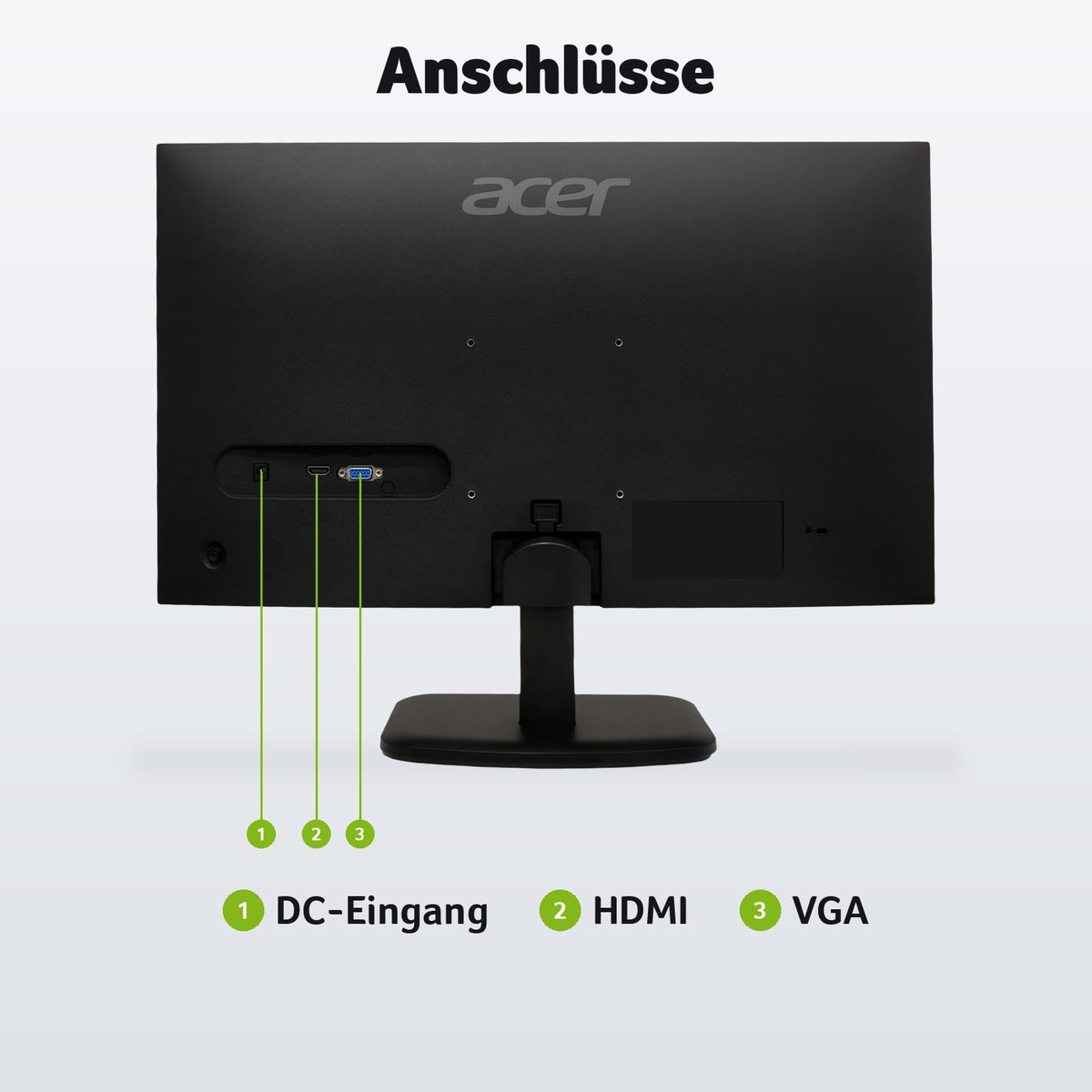 Monitor Acer EK241YG 24 Zoll (60,5 cm) Full HD, IPS, 120Hz, Home Office