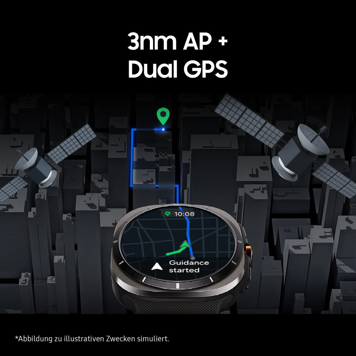 Samsung Galaxy Watch Ultra (2025) Smartwatch cu Galaxy AI, ceas de fitness, Marine Band, carcasă din titan, buton rapid, Dual-GPS, 64 GB memorie, 47 mm, LTE, Titanium White, 3 ani garanție a producătorului - SM-L705FAW2DBT