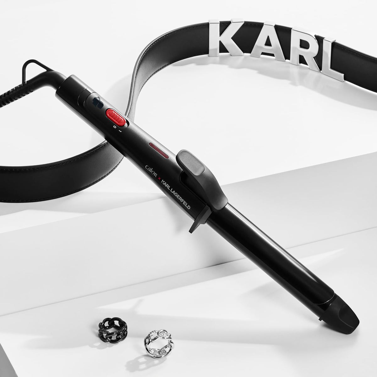 Rowenta x Karl Lagerfeld Lockenstab 25 mm, încălzire rapidă CF321L