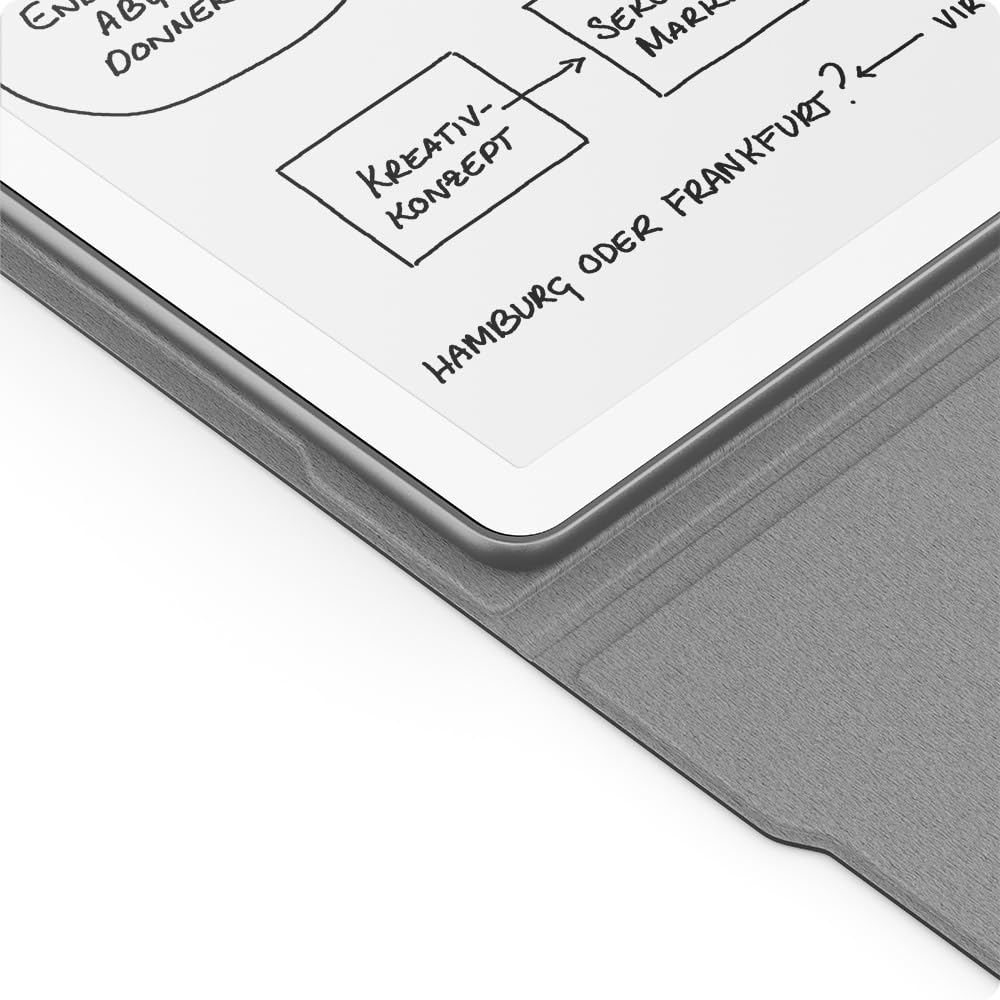 Amazon Kindle Scribe Flip Case with Magnetic Attachment | Slim protective case | Cover made from plant-based material - 53-100134