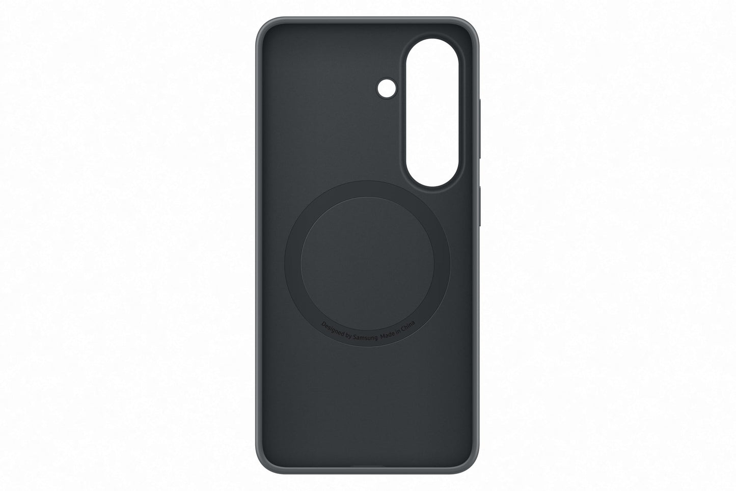 Samsung Silicone Magnet Smartphone Case EF-ES942, case for the Galaxy S26, mobile phone case with magnetic ring for attaching accessories, carbon look, protective case, shockproof, thin and easy to grip, black - EF-ES942CBEGWW