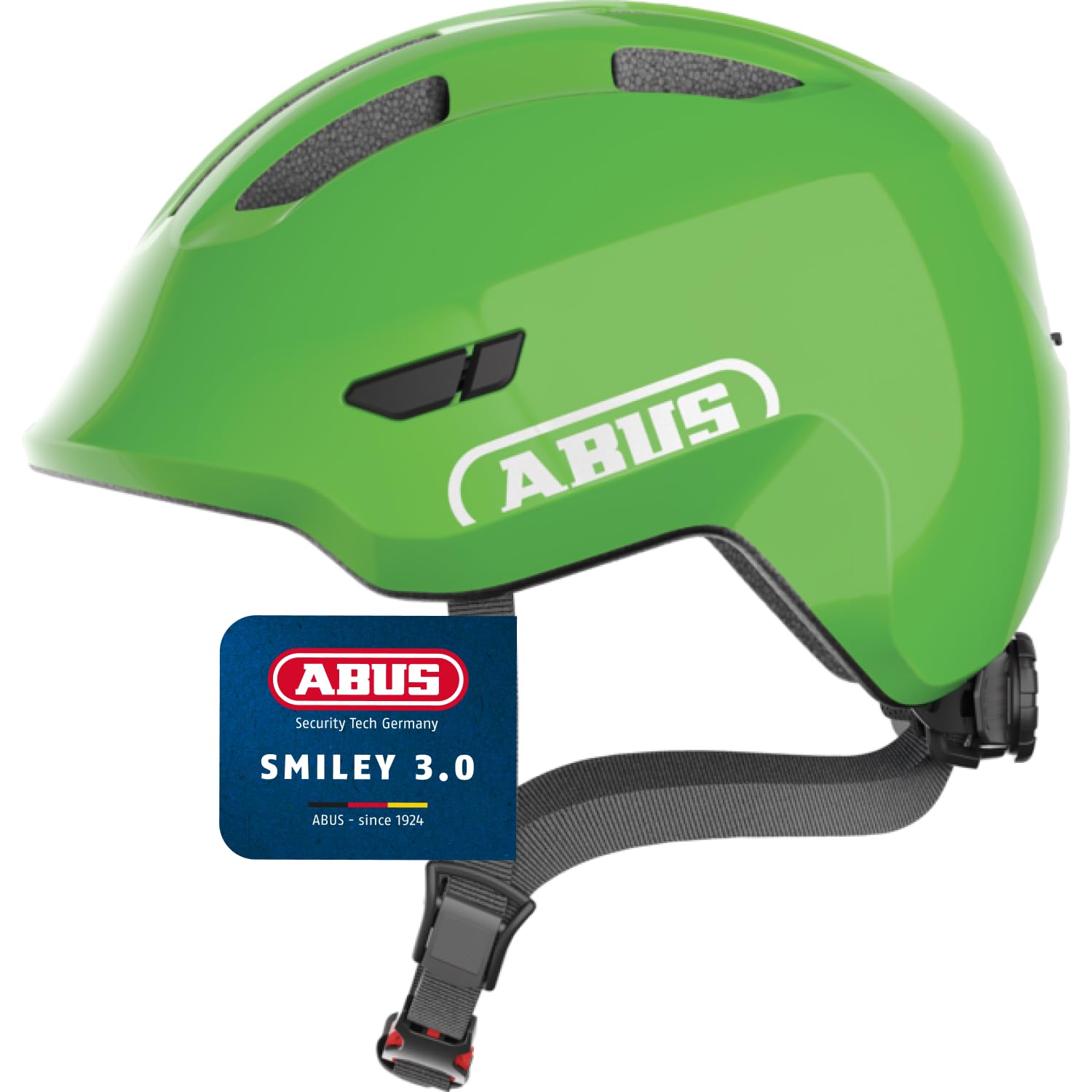 ABUS 67280 bicycle helmet, green (shiny green), M (50-55 cm)
