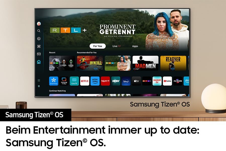 Samsung Crystal UHD TV 4K DU7179 TV 55 inch (138 cm), TV with PurColor, 4K upscaling, gaming hub, Crystal processor, Tizen OS, Smart TV, Alexa, 3D Surround Sound & Q-Symphony