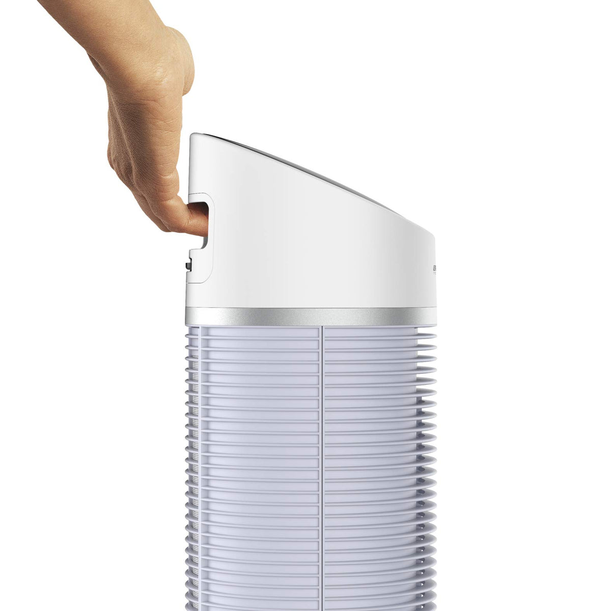 Rowenta 3-in-1 Tower Fan Silent Comfort, heater, fan, and air purifier, 10 settings for every need, eco heating mode, smart mode, remote control, timer, auto-off, white, HQ8120