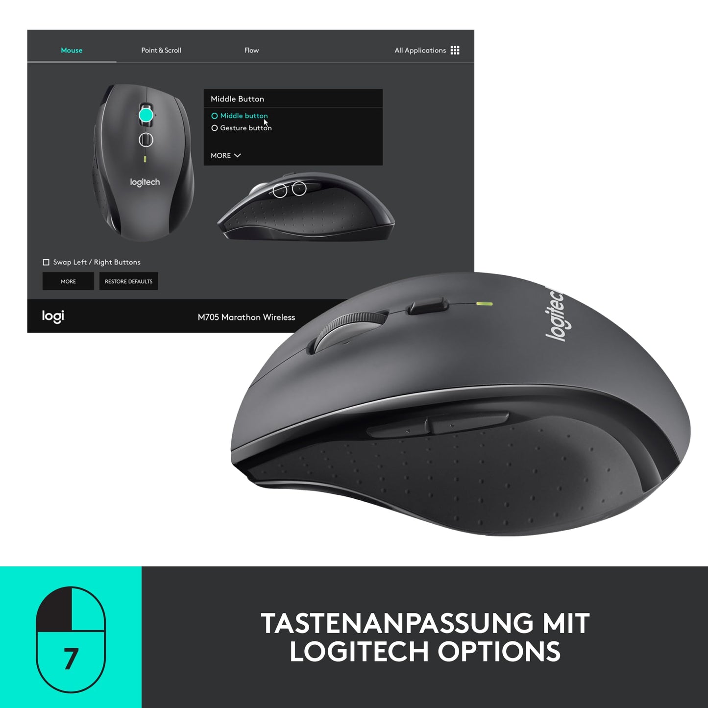 Logitech Marathon Mouse M705
