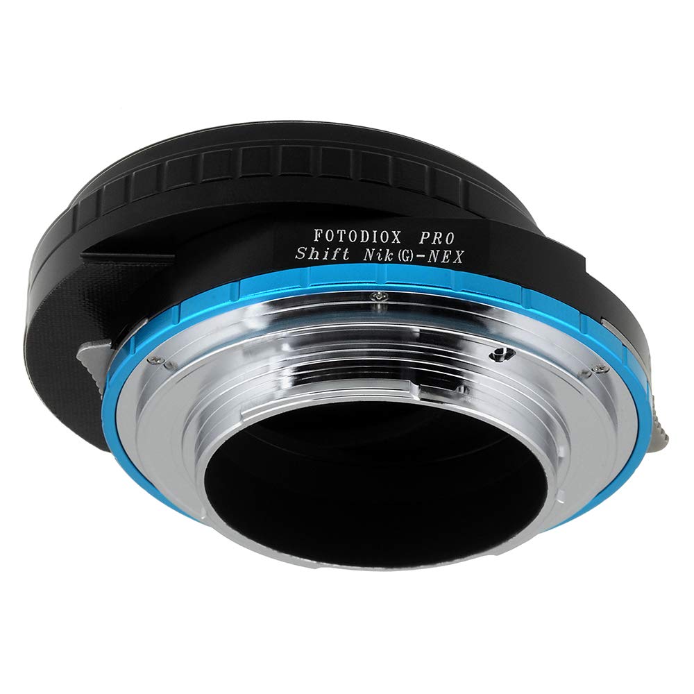 Fotodiox Pro Shift Lens Mount Adapter Compatible with Nikon F-Mount G-Type Lenses on Sony E-Mount Cameras - NikG-SnyE-Pro-Shift