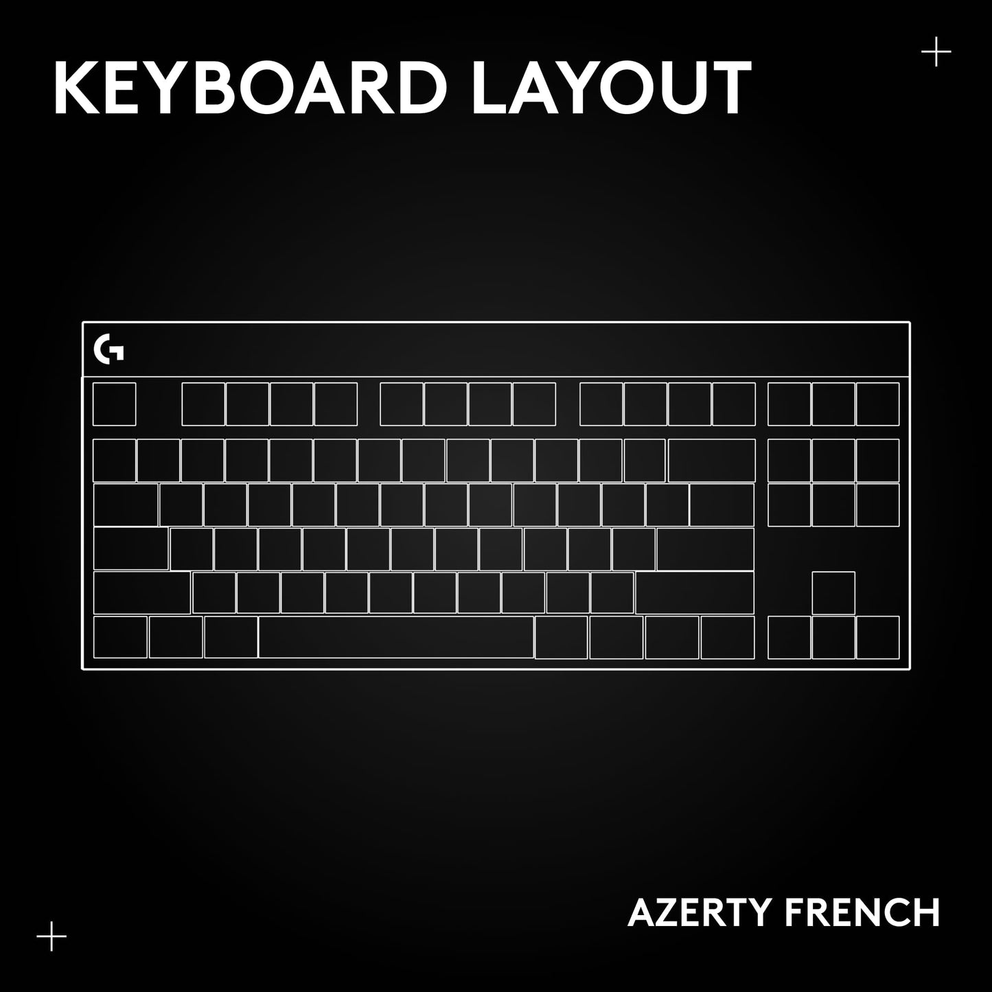 Logitech G213 Prodigy RGB Gaming Keyboard, French AZERTY Layout - Black - 920-008088