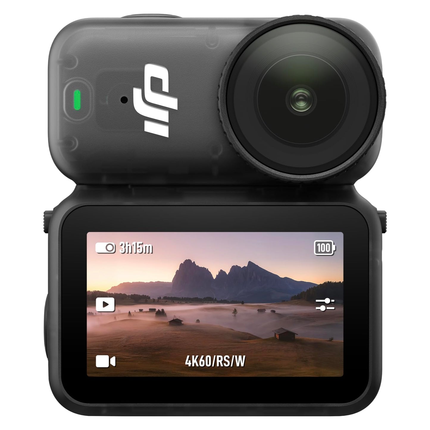 DJI Osmo Nano Standard Combo (64GB) - 4K/60fps small vlogging camera with 1/1.3″ sensor, 143° wide-angle video, 200 min recording time, fast data transfer, POV camera 4K for sports, vlog - OW001