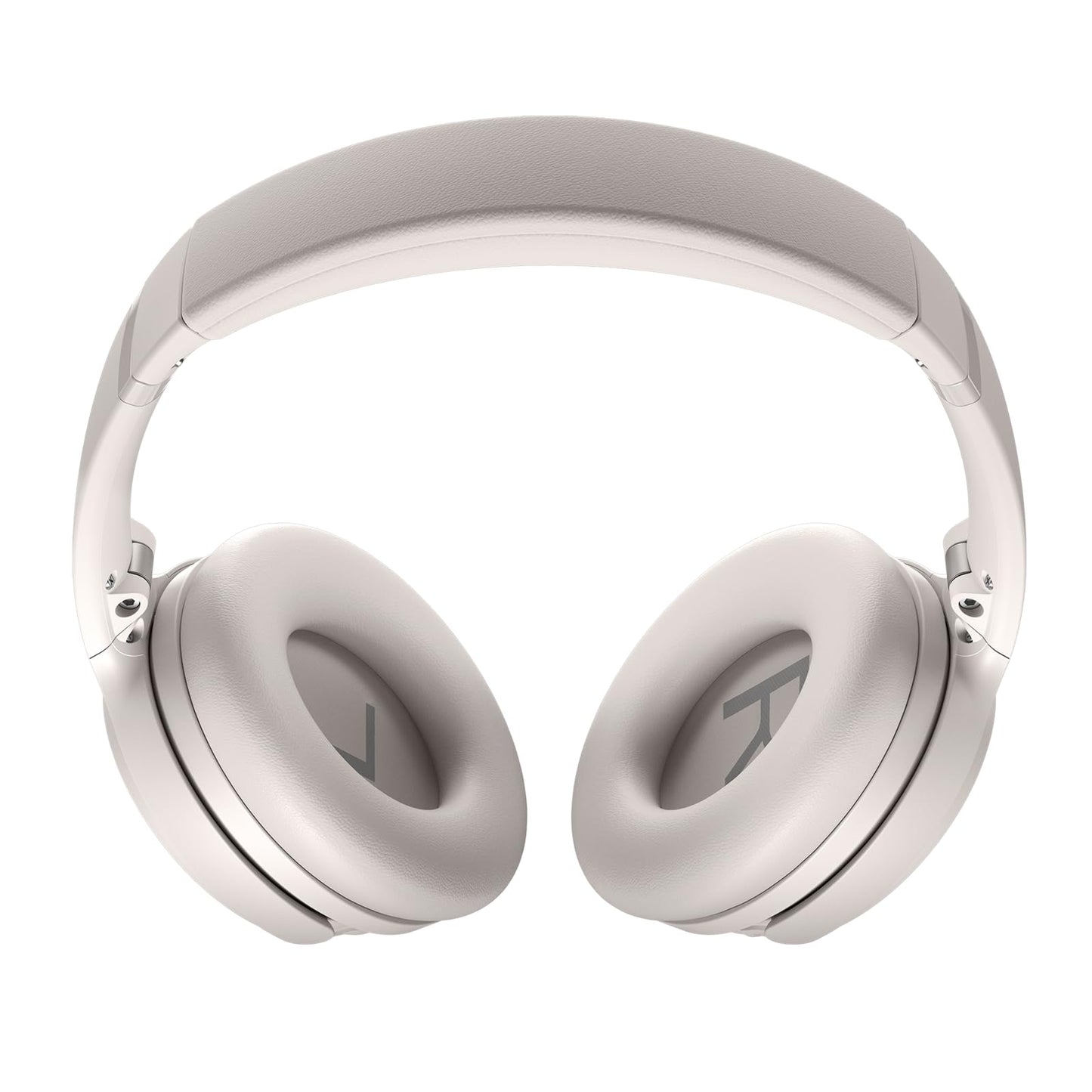 Bose QuietComfort wireless headphones with microphone and noise canceling, Bluetooth over-ear headphones with noise canceling, up to 24 hours of battery life, smoke white - 884367-0200