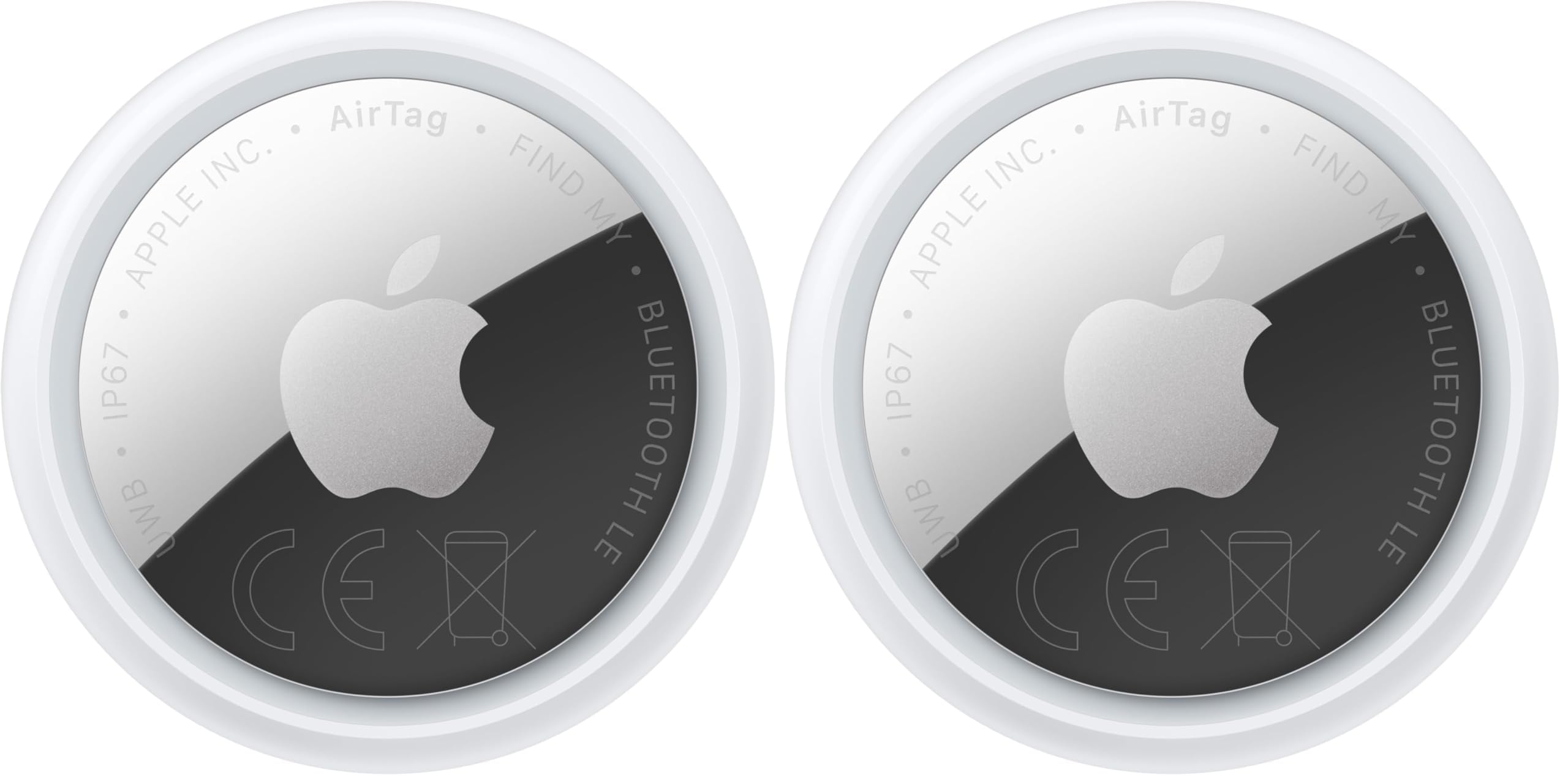 Apple AirTag (2nd generation): Tracker for keychains, wallets and more: tracking device with sound, easy setup with one click via iPhone or iPad, key finder for precise searches - MFE94ZM/A