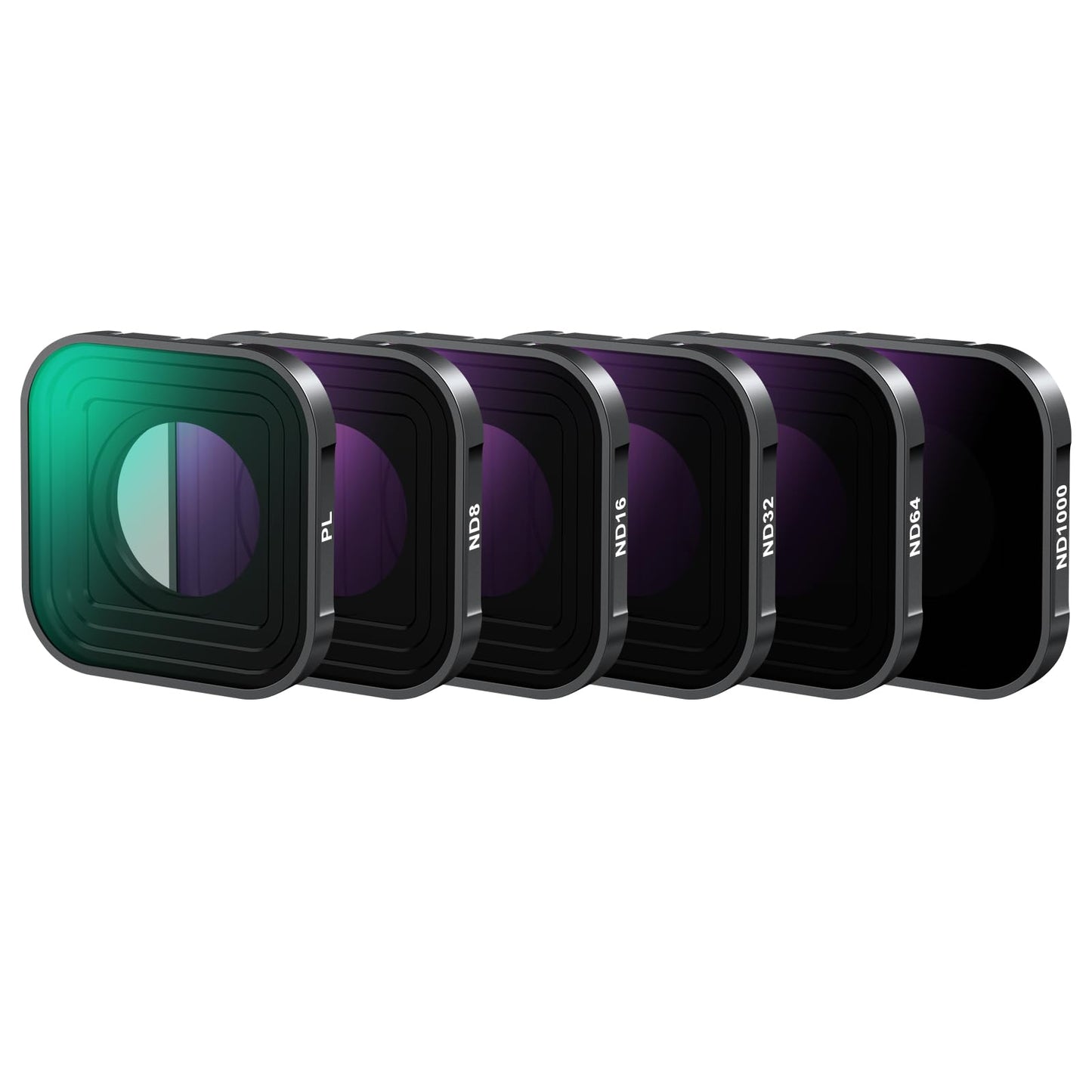 NEEWER CPL ND Filter Compatible with GoPro Hero 13 12 11 10 9 Black, 6 Pack CPL ND8 ND16 ND32 ND64 ND1000 HD Multicoated Slim Neutral Density Circular Polarizer Action Camera Filter Kit, FL-GP10 - 10105347