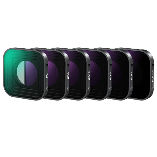 NEEWER CPL ND Filter Compatible with GoPro Hero 13 12 11 10 9 Black, 6 Pack CPL ND8 ND16 ND32 ND64 ND1000 HD Multicoated Slim Neutral Density Circular Polarizer Action Camera Filter Kit, FL-GP10 - 10105347