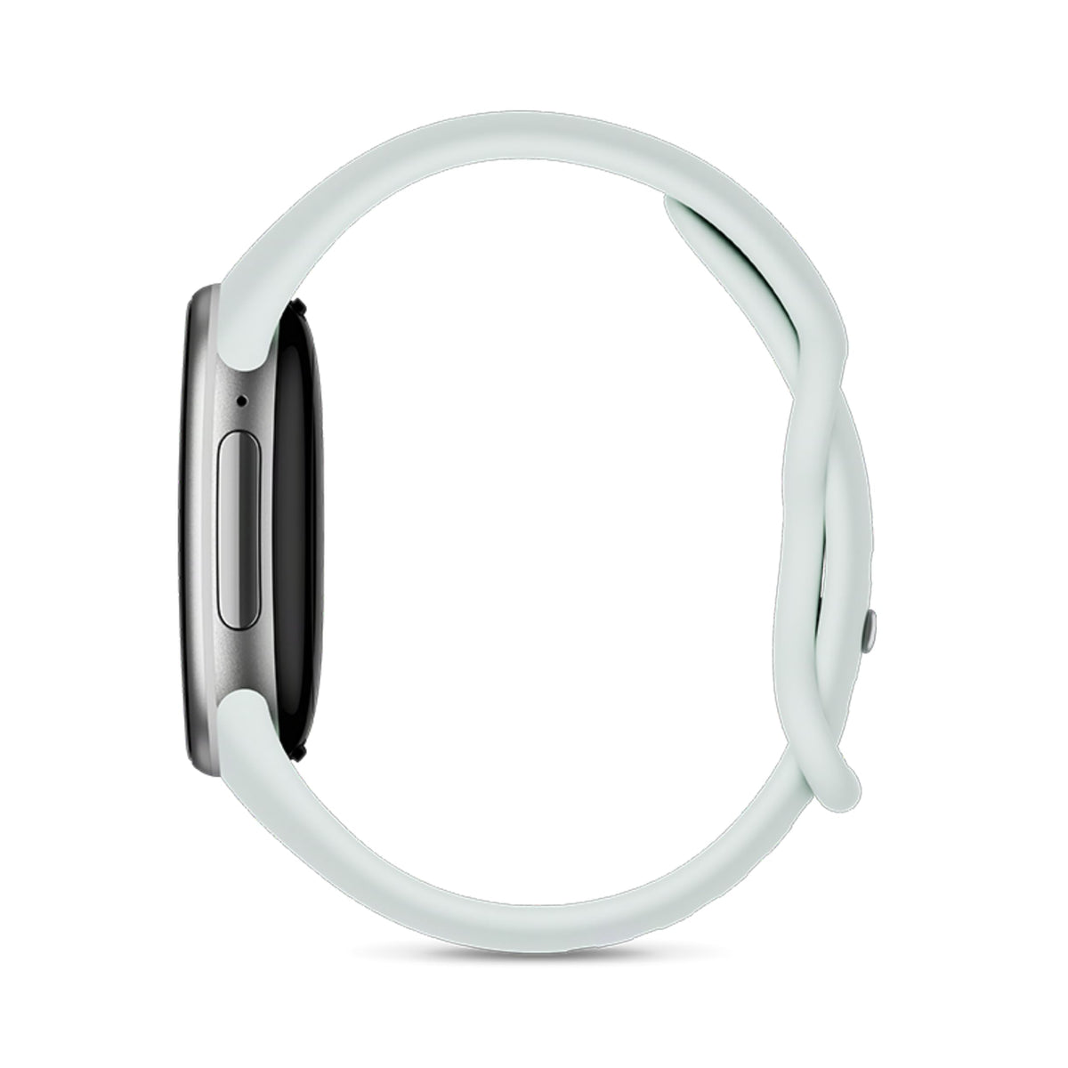 Google Fitbit Edge Gehäuse în Polished Silver/Sportarmband în Fog - GA11584-EU