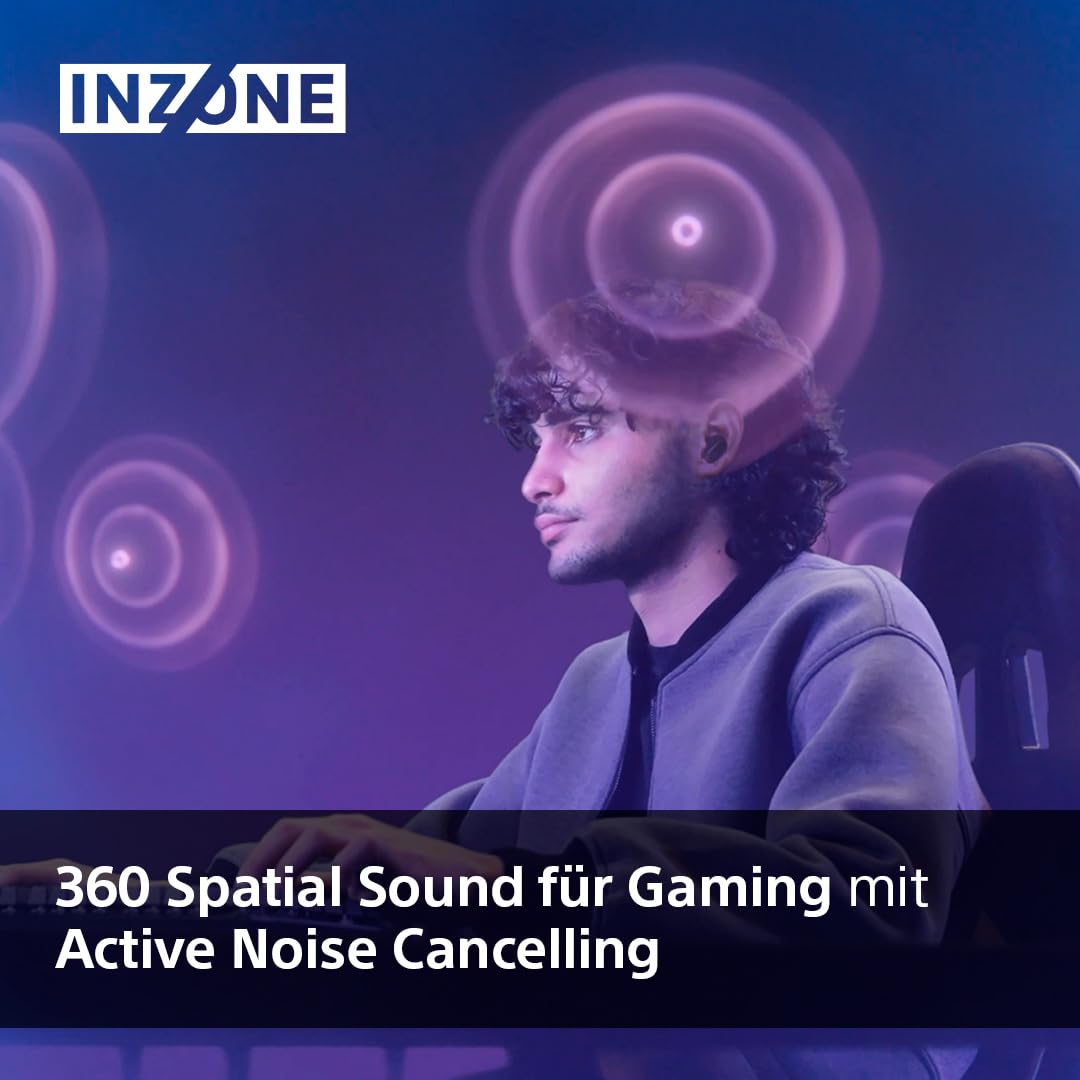 Sony INZONE Buds fără fir – Căști de gaming cu anulare a zgomotului - WFG700NV.CE7