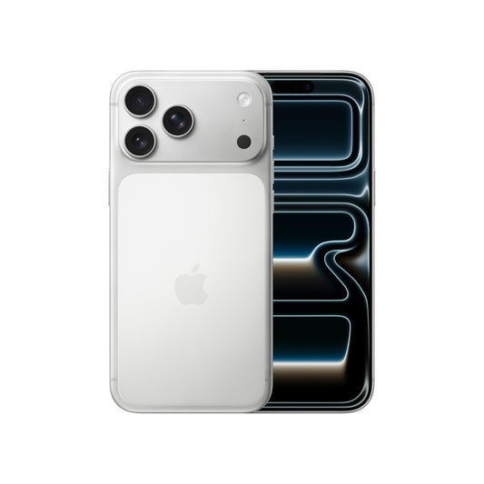 Apple iPhone 17 Pro Max 2 TB: 6.9" display with ProMotion, A19 Pro chip, best battery life ever in an iPhone, Pro Fusion camera system, Center Stage front camera; silver - MFYY4ZD/A