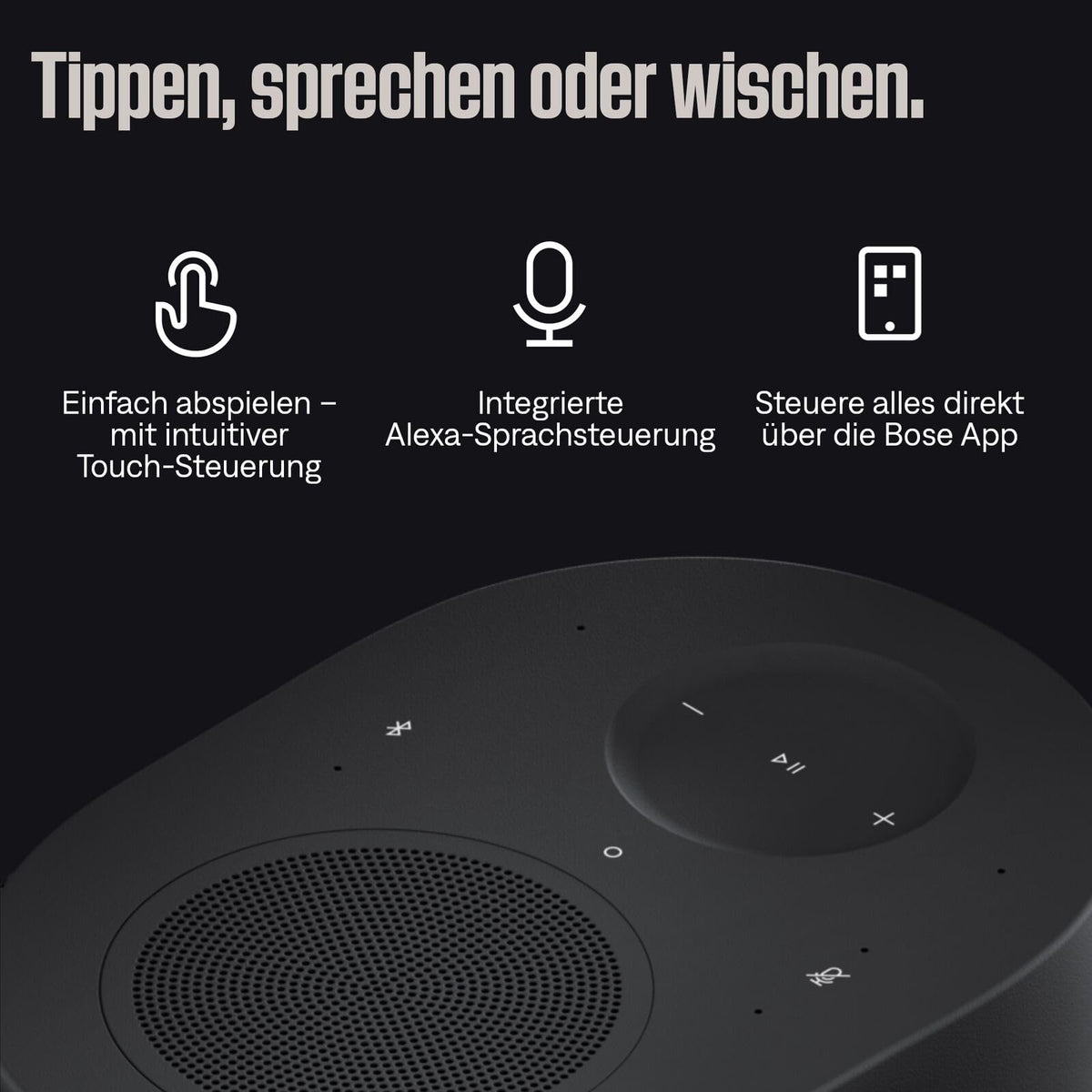 Bose Lifestyle Ultra Speaker, wireless home speaker with TrueSpatial Audio, CleanBass, AirPlay, and Google Cast, Smoke White - 894001-2200